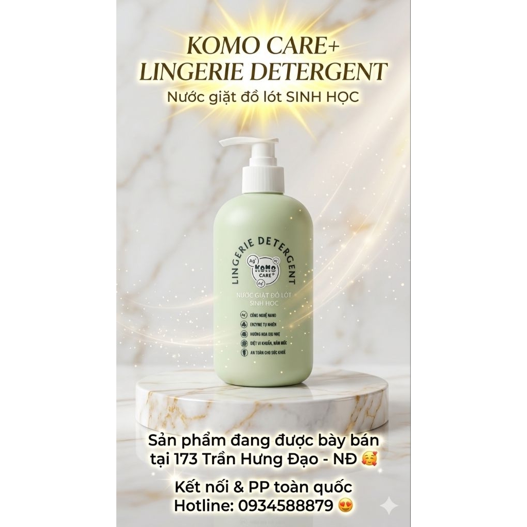 NƯỚC GIẶT ĐỒ LÓT SINH HỌC-KOMO