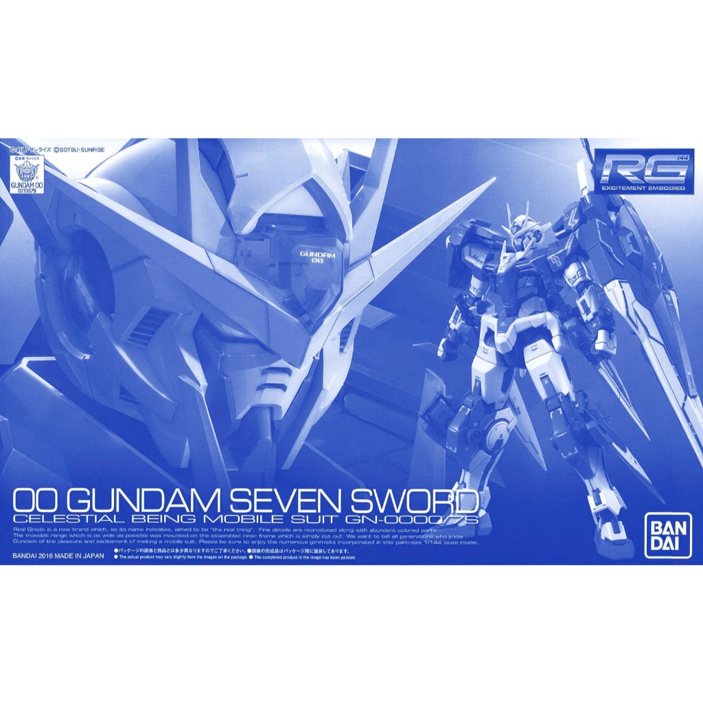 [SẮP VỀ] Mô Hình Lắp Ráp RG 1/144 00 Gundam Seven Sword P-Bandai
