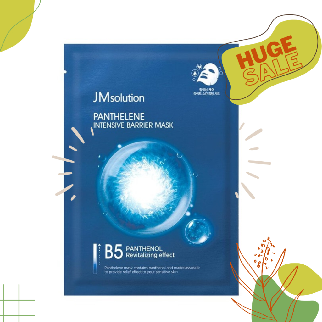 [Miếng lẻ] Mặt nạ B5 JM Solution Panthelene Intensive Barrier Mask 30ml