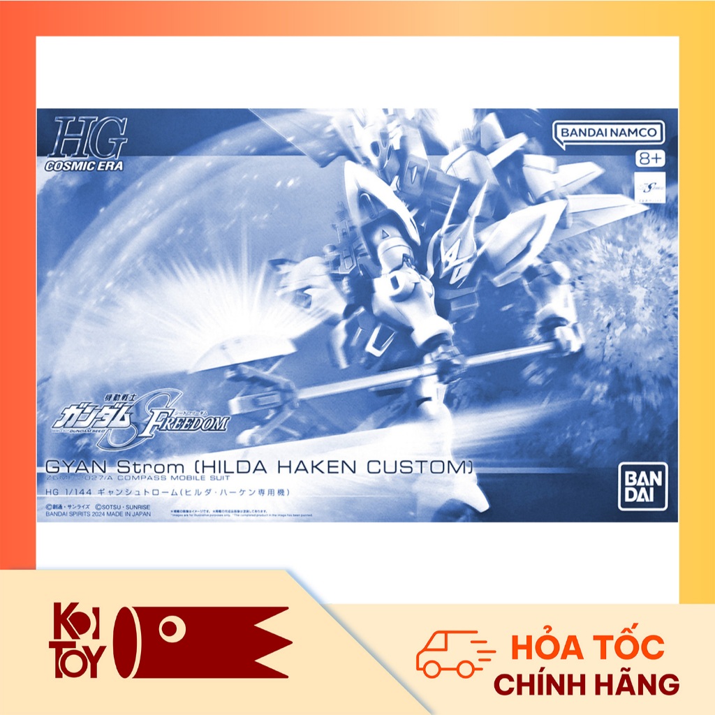 [Hàng Chính Hãng] Mô hình HG 1/144 GYAN Strom (HILDA HAKEN CUSTOM)