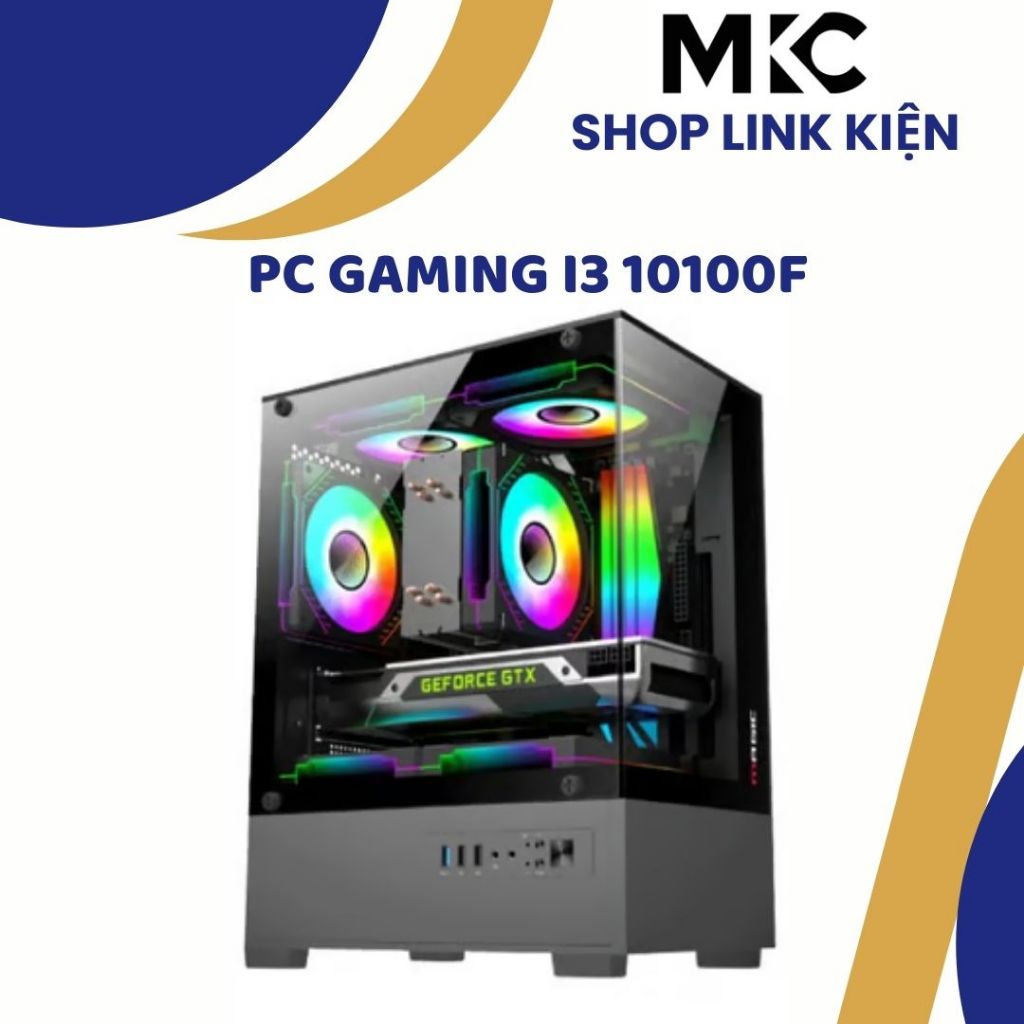 Bộ Máy Tính Để Bàn Thế Hệ Thứ 10 CPU i3 10105F Ram 16GB Main H510 Làm ĐỒ Họa Game Ổn