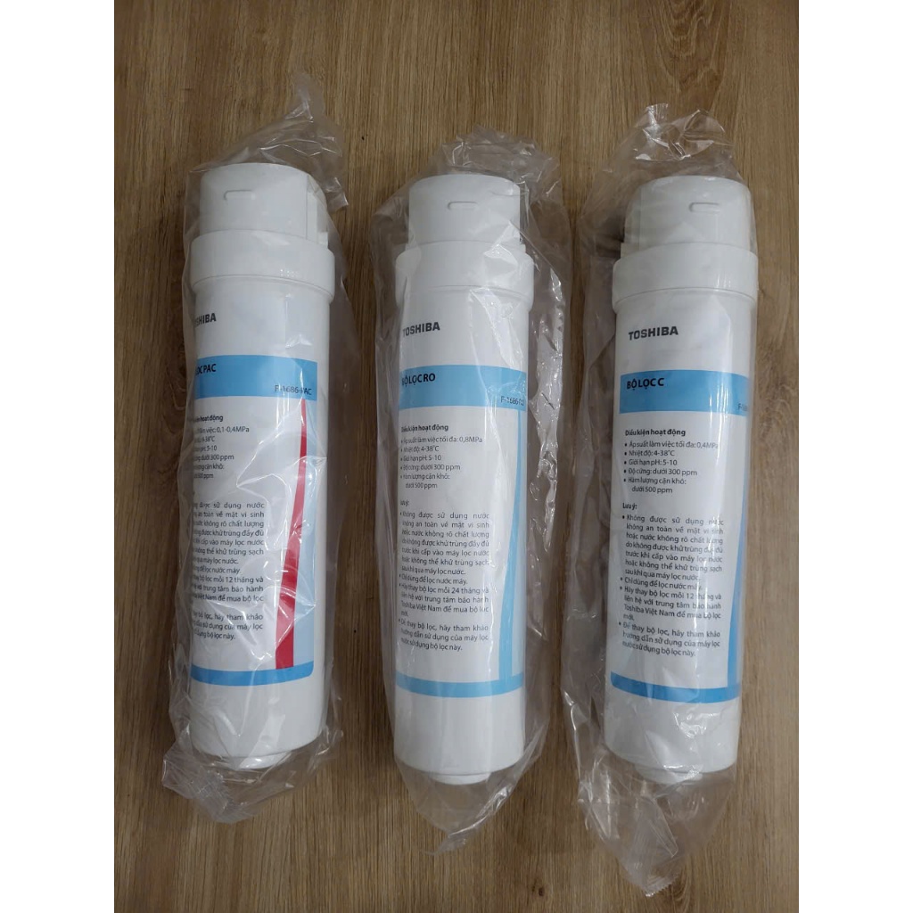 Lõi Lọc 1,2,3 Toshiba F-1686 (PAC - RO - C) chính hãng