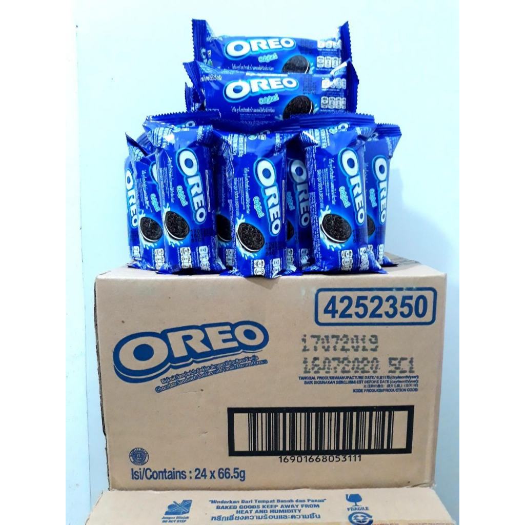 Bánh quy OREO 64,4g  OREO THANH NHỎ CREAMO VANI