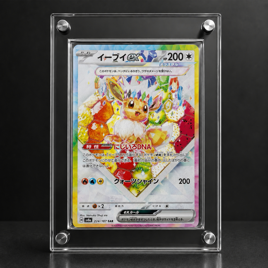 Eevee Ex 224/187 SAR Pokemon Card