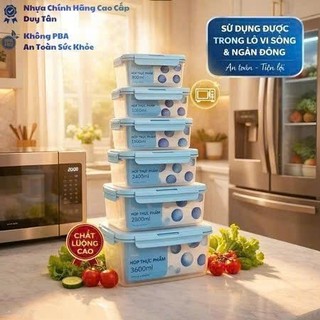 ♻️hộp matsu chữ nhật đựng thực phẩm duy tân, nhựa pp an toàn lò vi sóng 🌱duytanstore🌱