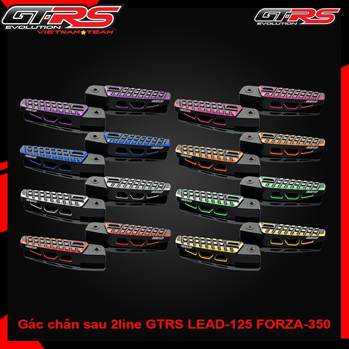 [Chính hãng] Gác chân sau 2line GTRS LEAD 125 FORZA 350