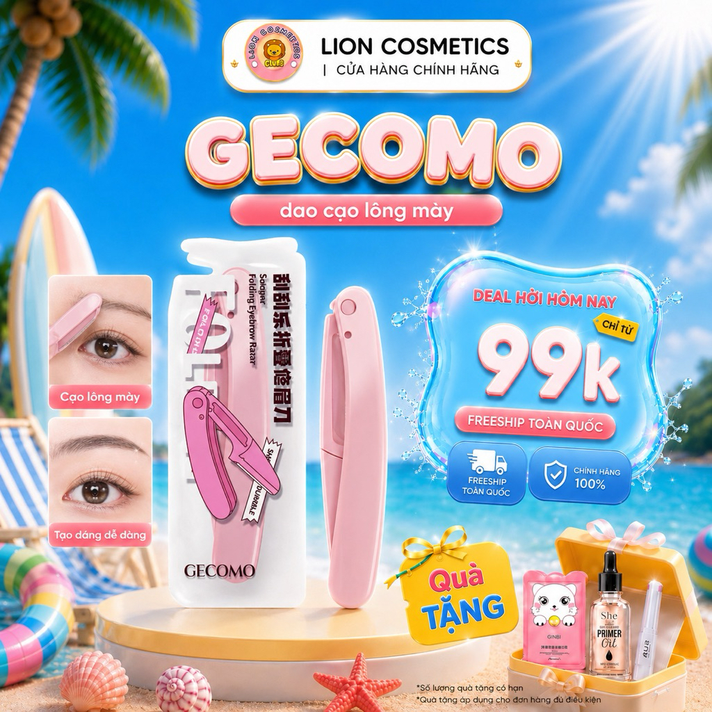 [GECOMO] Dao Cạo Lông Mày GECOMO An Toàn, Tiện Dụng Dễ Sử Dụng