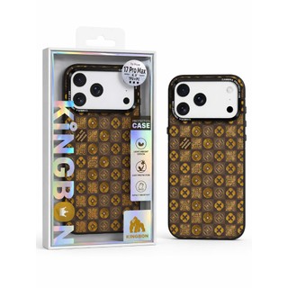 Ốp iPhone Hoa Văn Đồng Xu Mạ Vàng Tài Lộc bảo vệ camera iPhone 17 Pro Max