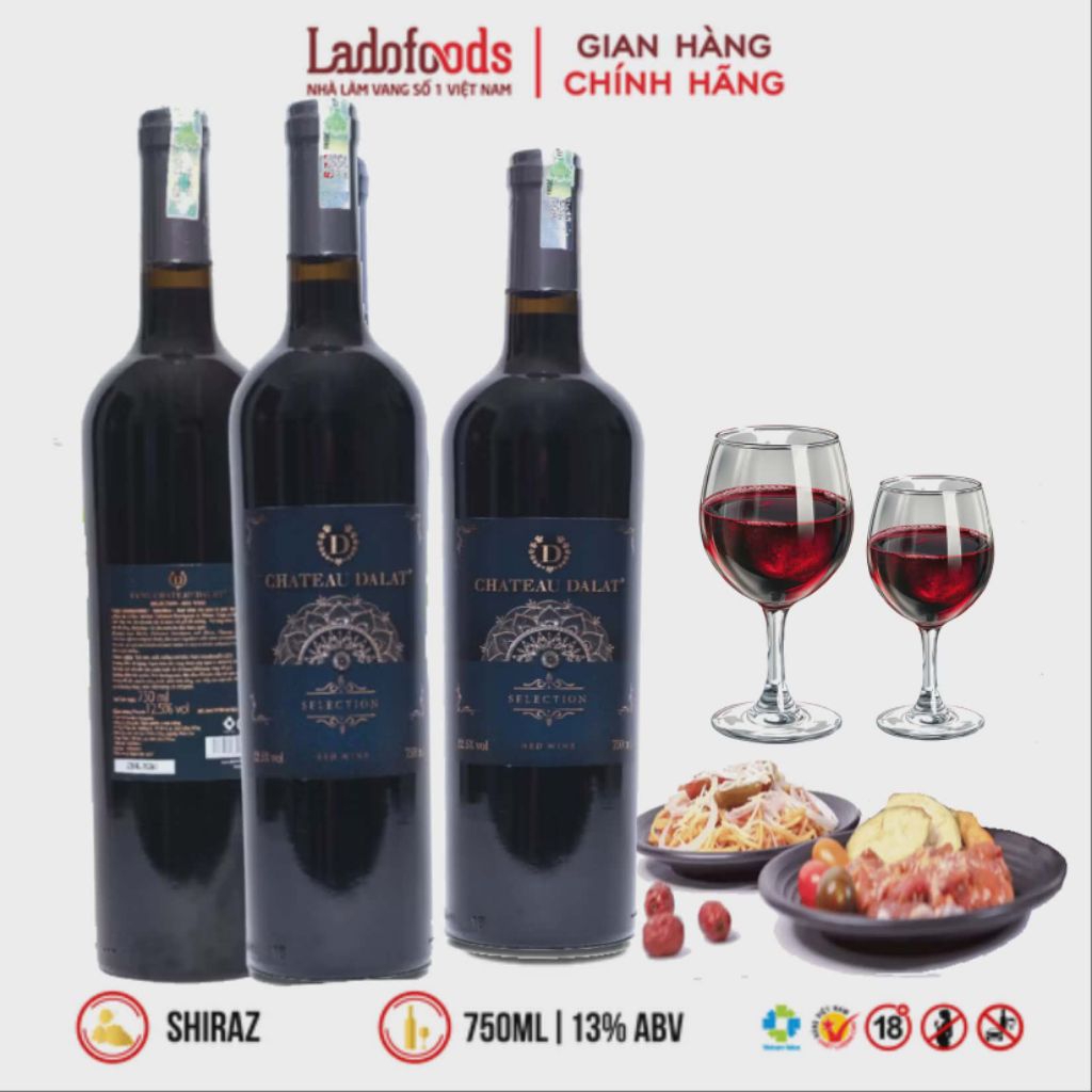 Chateau DaLat Selection - Rượu Vang Đà Lạt  Red Wine