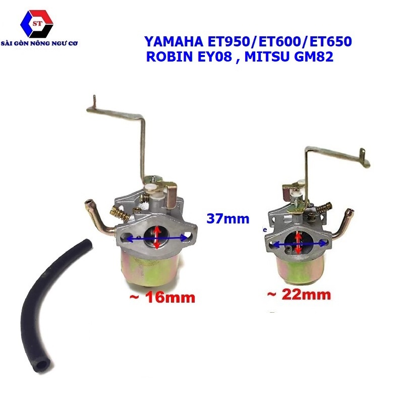 Bình xăng con Mitsubishi GM82, Yamaha ET950 ET650 ET600, Robin EY08, Honda 154F 152F