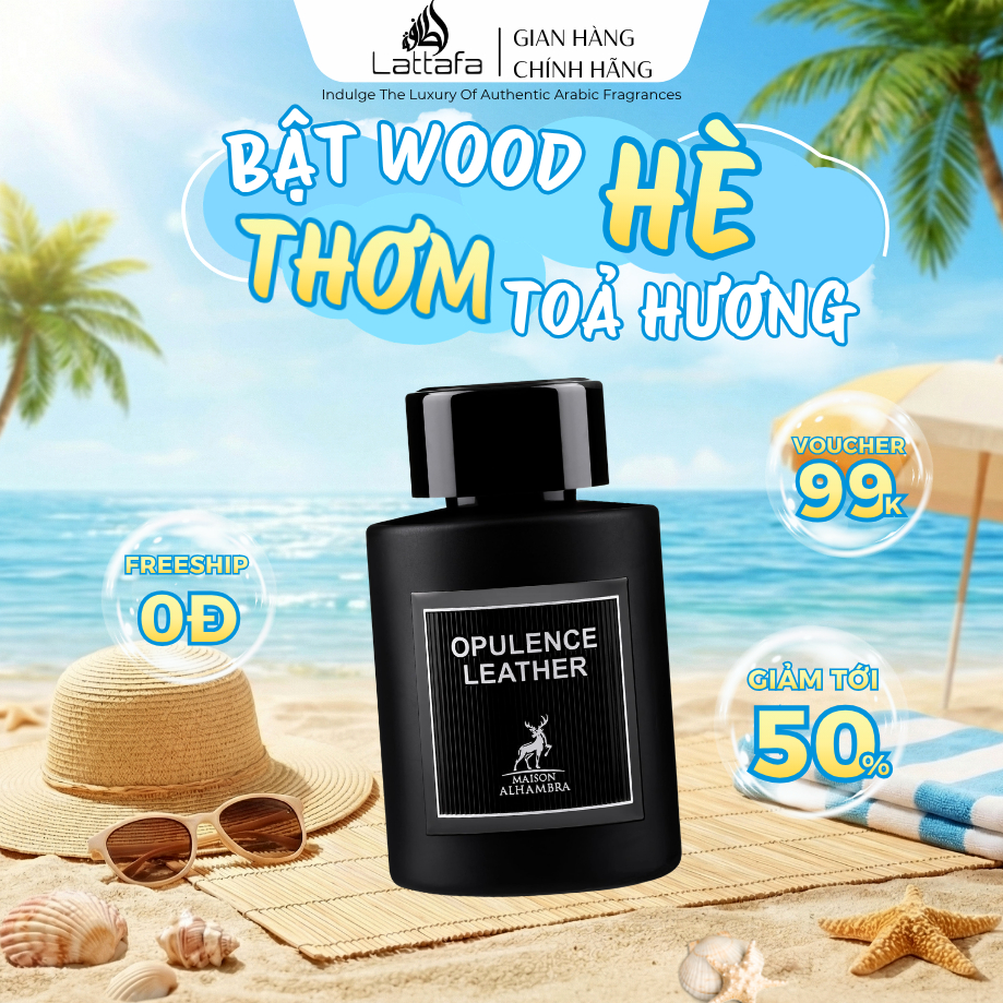 Nước Hoa Nam Maison Alhambra BY Lattafa Opulence Leather EDP 100ml