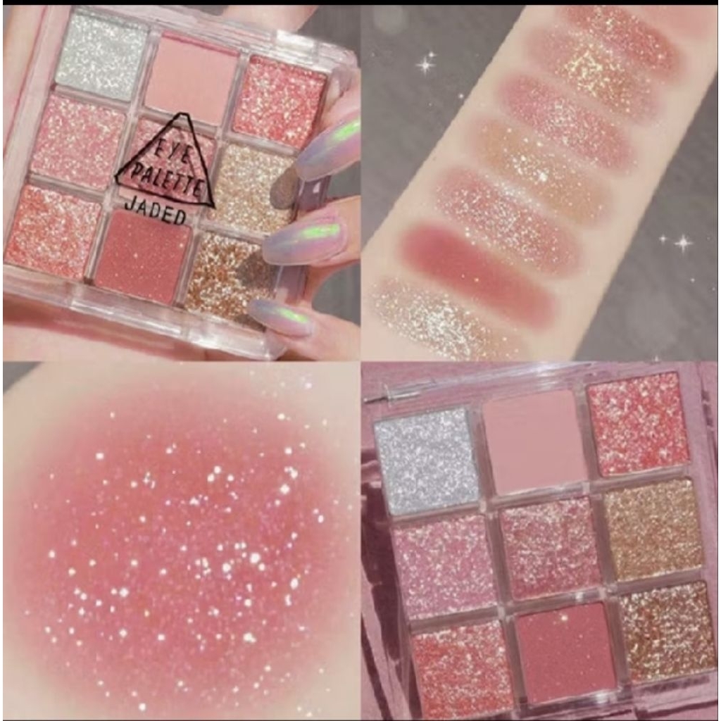 ( chính hãng) Phấn mắt nhũ 9 ô dikalu coco venus