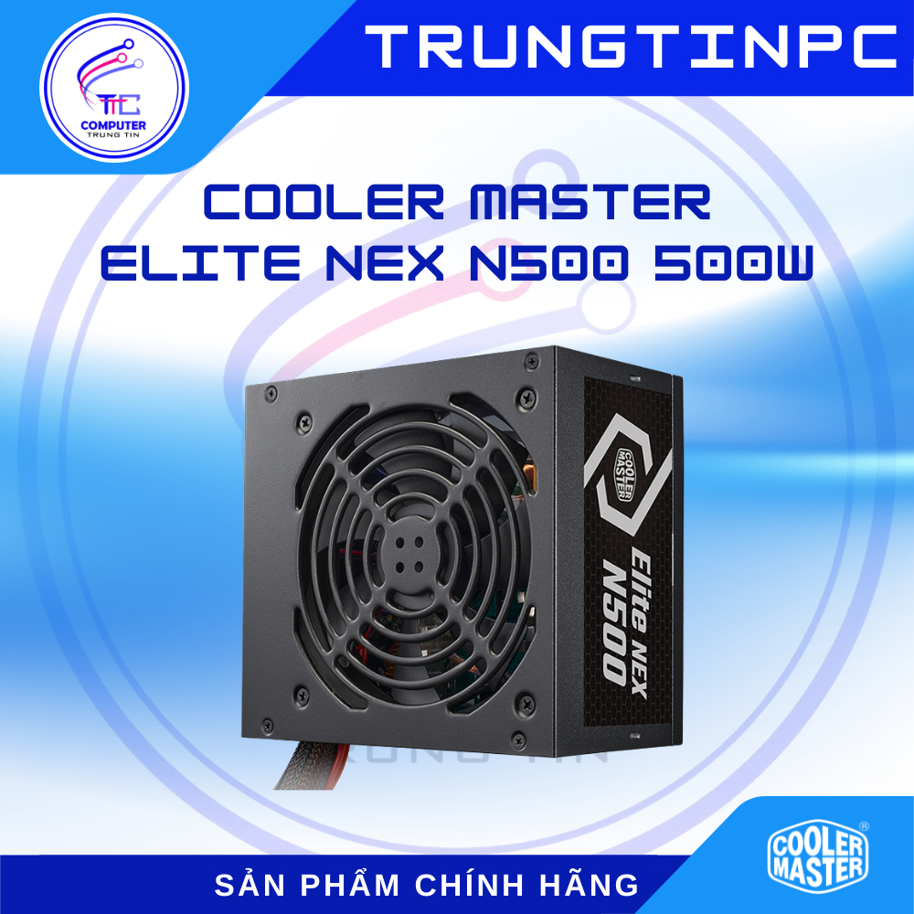 Nguồn máy tính Cooler Master ELITE NEX N500 230V 500W (MPW-5001-ACBN-B) - Chính hãng, BH 36T