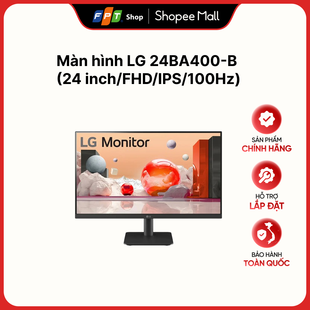 [Model 2026] Màn hình LG 24BA400-B (24 inch/FHD/IPS/100Hz)