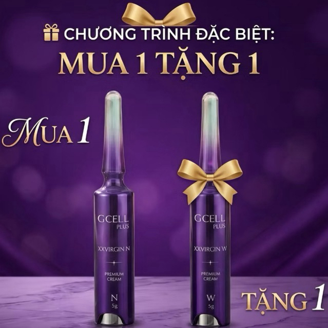 [MUA 1 TẶNG 1] kem hồng nhũ hoa GCELL và cô bé date 2028 XXvirgin N1 5g 10g 2026 - HCM ship nhanh