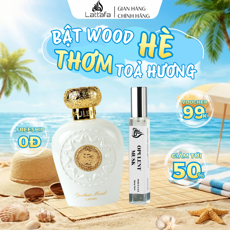 Chiết 10ml | Nước Hoa Nữ Lattafa Opulent Musk Eau De Parfum