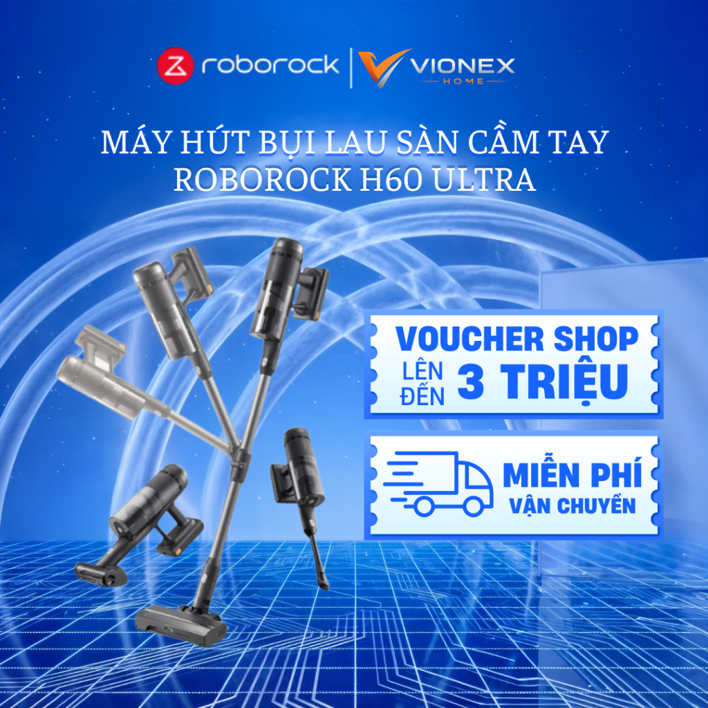 Máy Hút Bụi Cầm tay Không Dây Roborock H60 Ultra