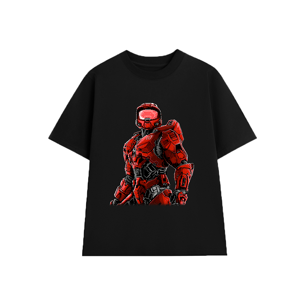 Áo Thun Halo Fan Master Chief Gamer - Microsoft Game, Unisex Form Rộng Cotton Mềm