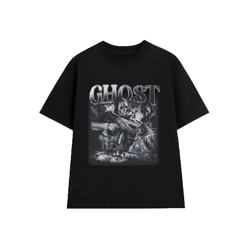 Áo Thun Call of Duty Ghost With Soldiers in Tactical Gear - Microsoft Game, Unisex Form Rộng Cotton 