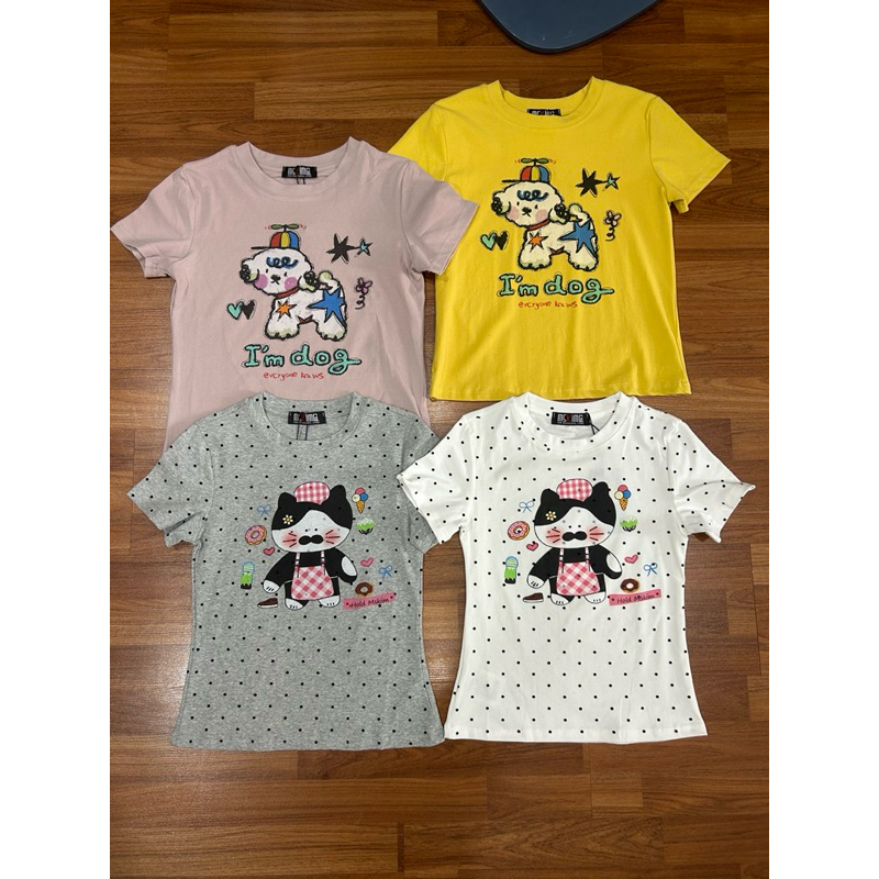 áo thun msk babaytee qccc hình chó mèo cute shop Phương hoa egg studio