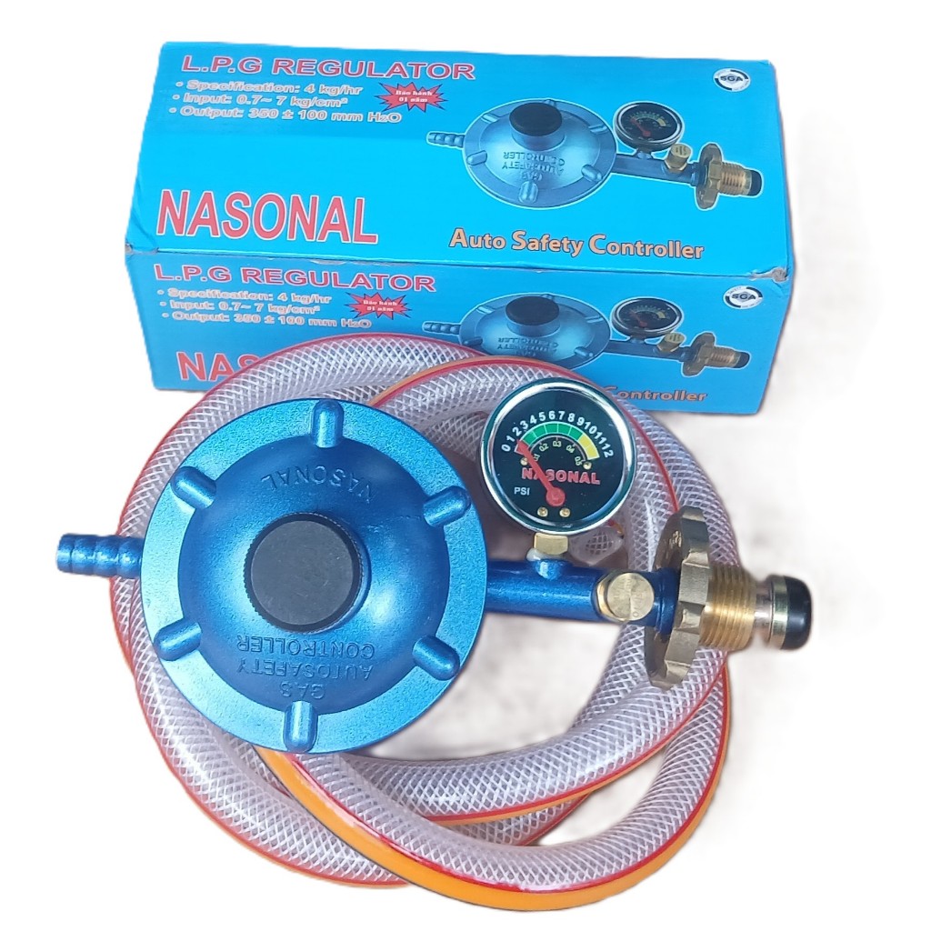 Van đồng hồ, van điều áp, van áp thấp,  ngắt gas tự động Nasonal 777
