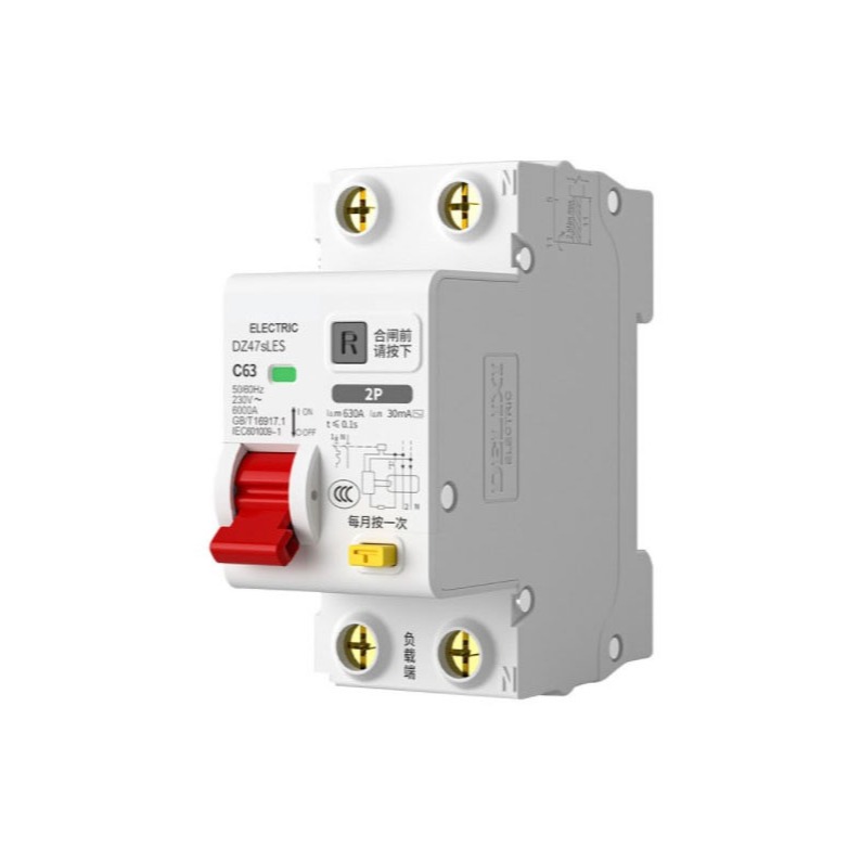 Aptomat chống giật DZ47sLES chống rò, chống giật, chống quá tải 20A,32A,40A,63A, Atomat chống giật n