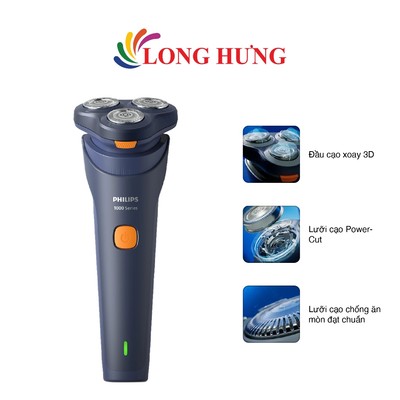 Máy cạo râu khô và ướt Philips Shaver Series 1000 S1880/00 - Hàng chính hãng