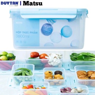 ♻️combo hộp matsu 3600ml chữ nhật đựng thực phẩm duy tân, nhựa pp an toàn lò vi sóng 🌱duytanstore🌱
