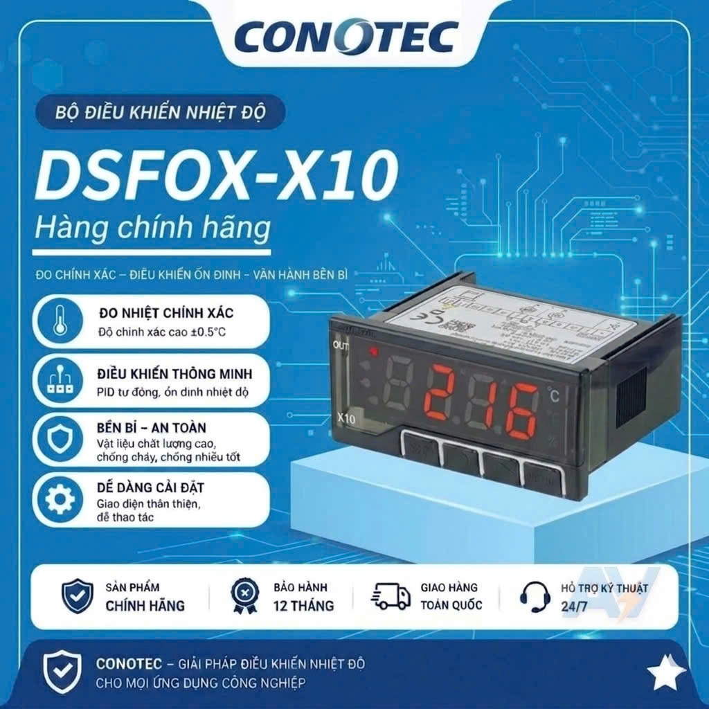 DSFOX X10, Bộ điều khiển nhiệt độ DSFOX X10