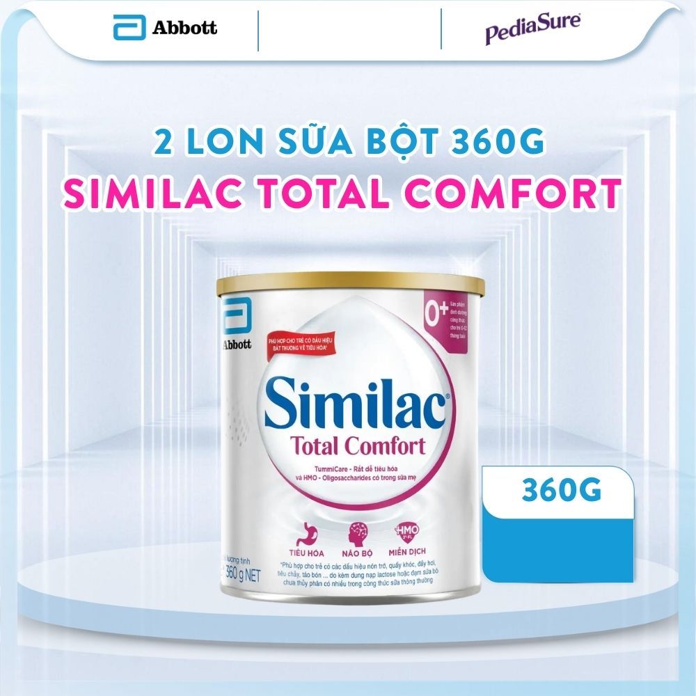 2 LON Sữa Bột Similac Total Comfort 0+ (360g) - Vấn đề tiêu hoá