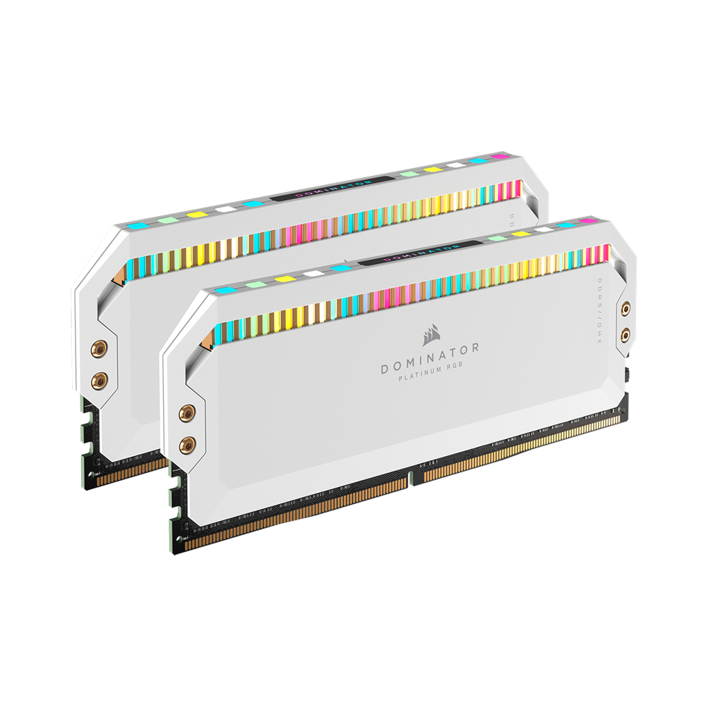 Ram PC Corsair Dominator Platinum RGB White 64GB 5600Mhz DDR5 (2x32GB) CL40 new chính hãng 36T