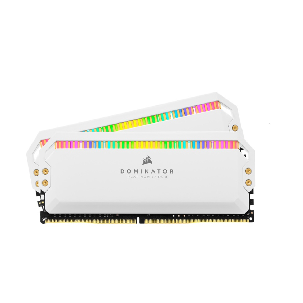 Kit Ram Máy Tính Corsair Dominator Platinum RGB White 32GB (2x16) 3200Mhz DDR4
