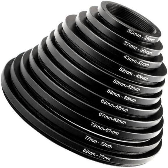 Ring Chuyển Filter Step Up Step Down Kim Loại Gắn Lens Máy Ảnh