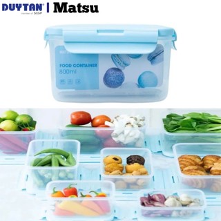 ♻️combo hộp matsu 800ml chữ nhật đựng thực phẩm duy tân, nhựa pp an toàn lò vi sóng 🌱duytanstore🌱