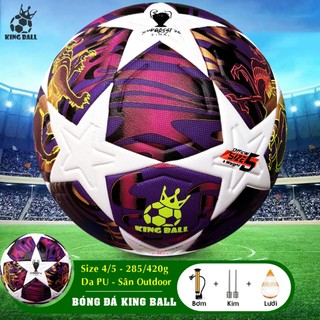 Bóng Đá Chính Hãng King Ball Số 3 4 5 Trái Banh Da Trẻ Em Học Sinh Thi Đấu Sân Bê Tông Ngoài Trời