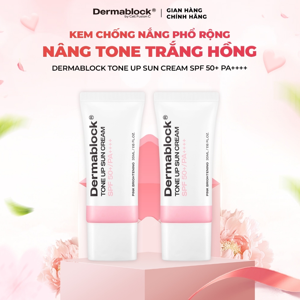 COMBO 2 Kem chống nắng Che Khuyết Điểm và cấp ẩm, kiềm dầu 35mlx2 [ XẢ TỒN ]