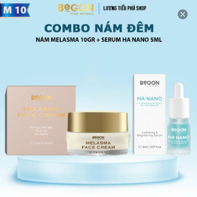 Kem Nám Vip Đêm 10gr | Hỗ Trợ Dưỡng Da Nám Sạm Tàng Nhang | BEGON