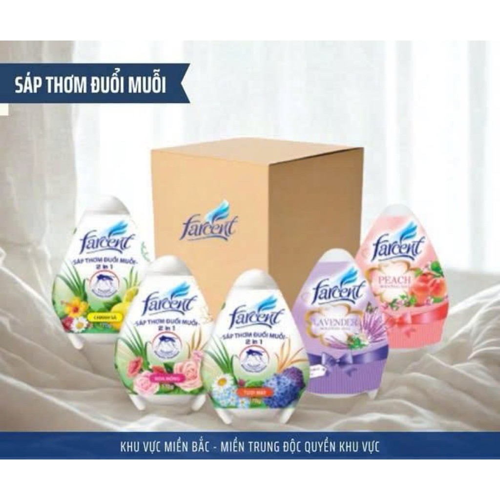 Sáp Thơm duổi muỗi Farcent 170g (dạng hình trứng)