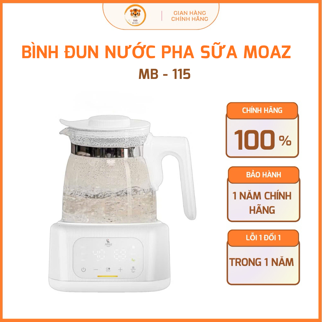 Bình đun nước pha sữa Moaz BéBé MB115