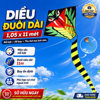 Diều thả hình rắn đuôi dài 11m