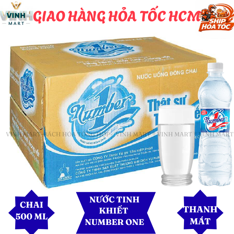 Nước Suối Number 1 - Thùng 24 Chai 500 Ml