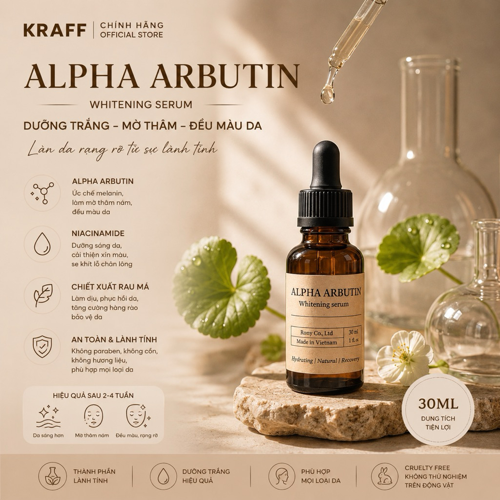 SERUM DƯỠNG TRẮNG ALPHA ARBUTIN