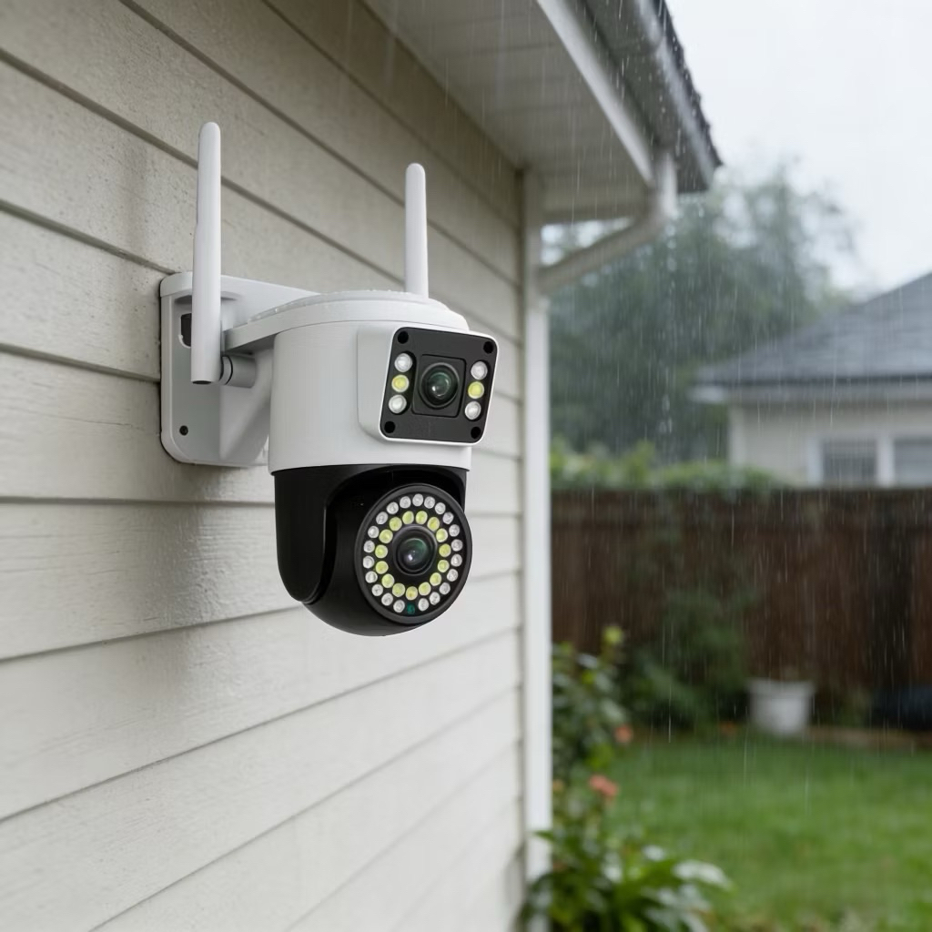 Camera yoosee 2 mắt ngoài trời chống nước