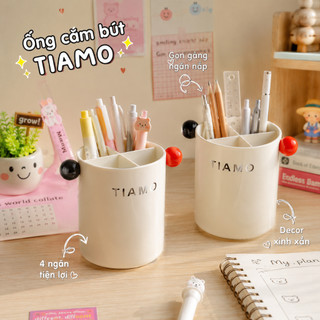 Khay đựng bút, đồ dùng học tập - ống cắm bút, đựng cọ 8007