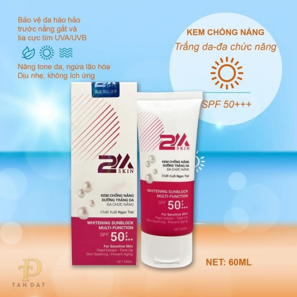 kem chống nắng 2mskin đa năng  60ml