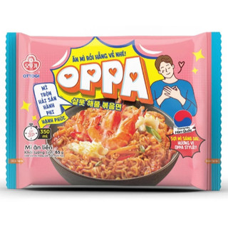 Siêu Sale Thùng 30 gói Mì Oppa Otoki Các Loại (Tương đen, Hành phi, Tôm Chua Cay, Bò Hầm)