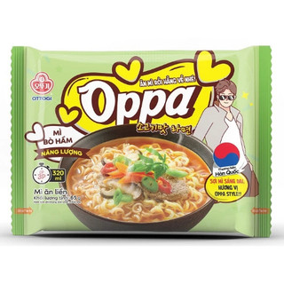 Siêu Sale Thùng 30 gói Mì Oppa Otoki Các Loại (Tương đen, Hành phi, Tôm Chua Cay, Bò Hầm)