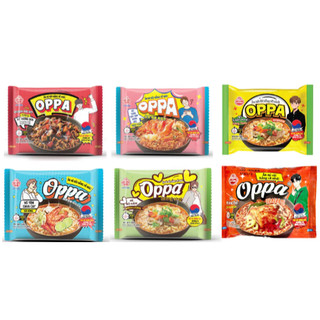 Siêu Sale Thùng 30 gói Mì Oppa Otoki Các Loại (Tương đen, Hành phi, Tôm Chua Cay, Bò Hầm)