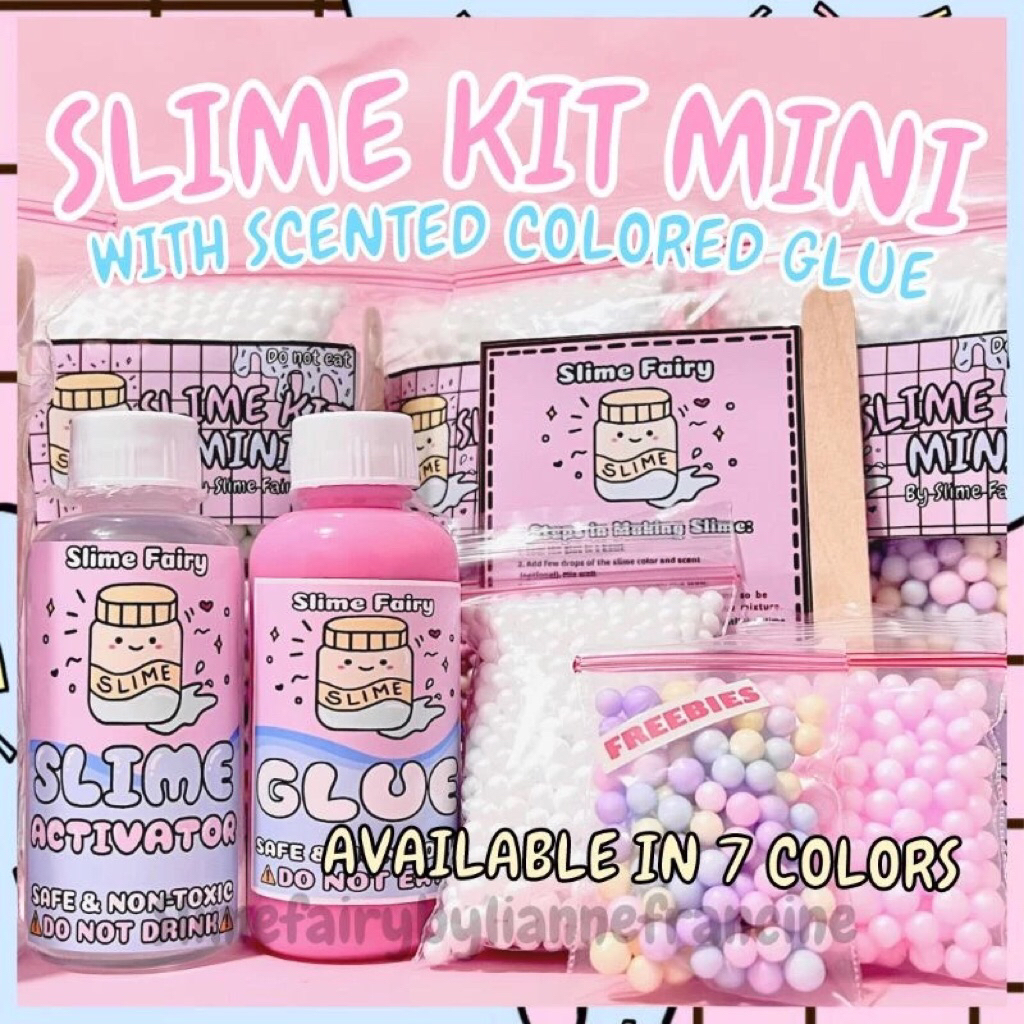 🇻🇳 Bộ dụng cụ làm slime mini, bộ slime tiên nữ, bộ slime