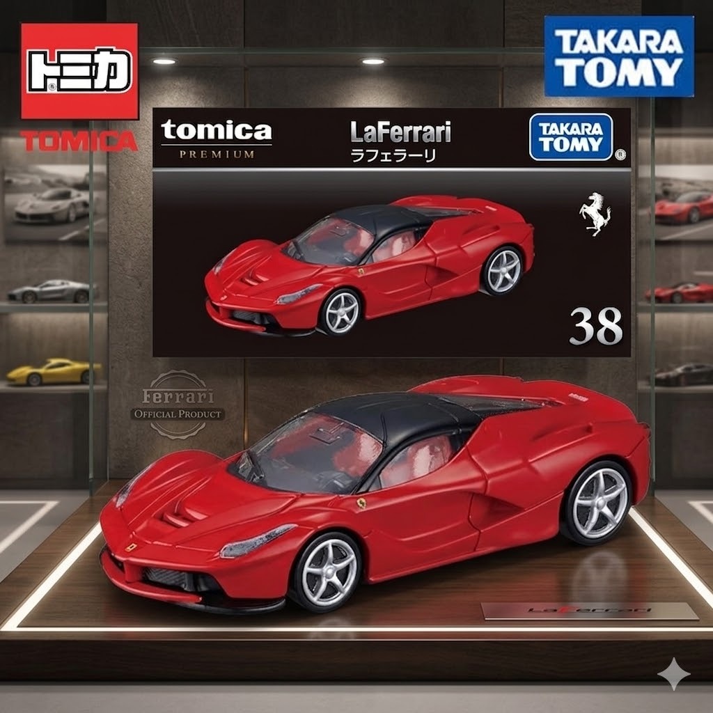 Mô Hình Xe Tomica Premium No.38 LaFerrari 25 Xe Mô Hình 1:64 Chính Hãng